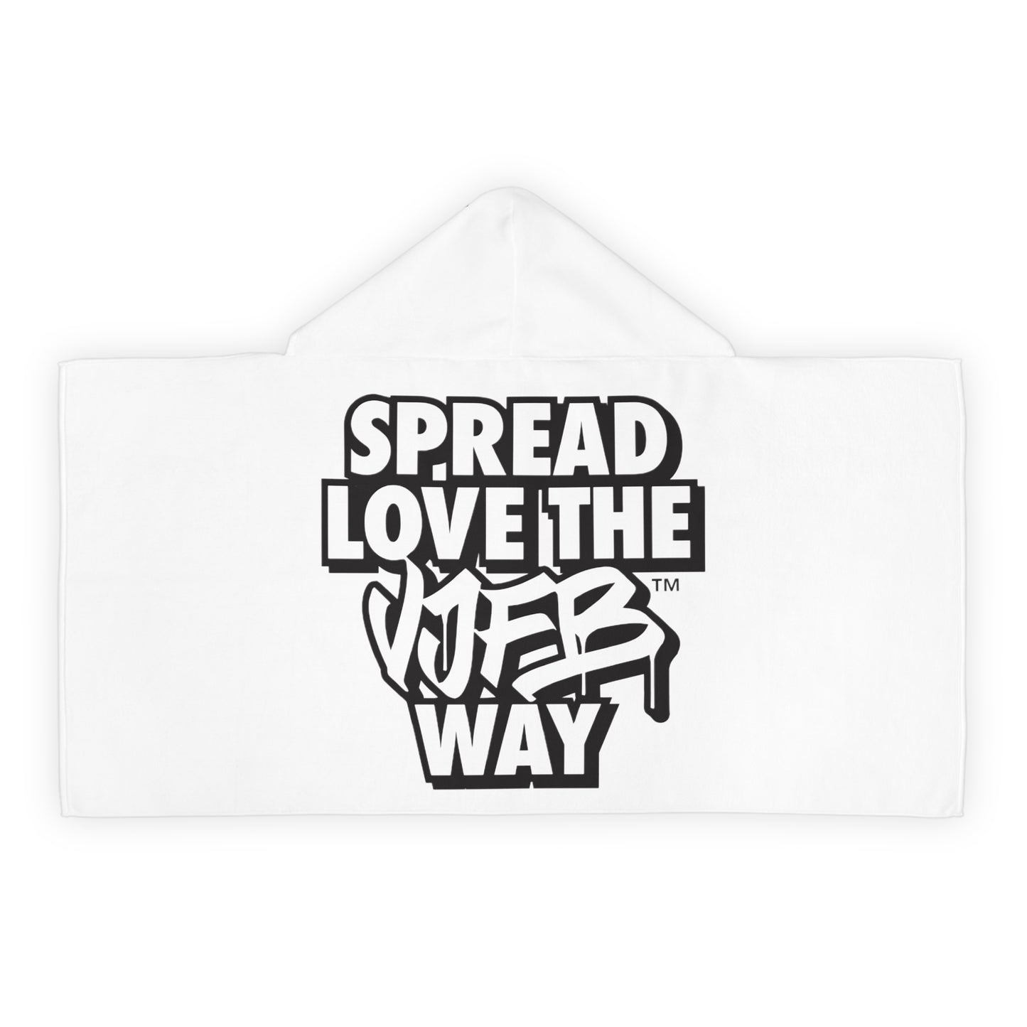 Limited Winter '24/'25 VJFB™ Spread The Love Hooded Towel – Towel Off with Vibes ✨