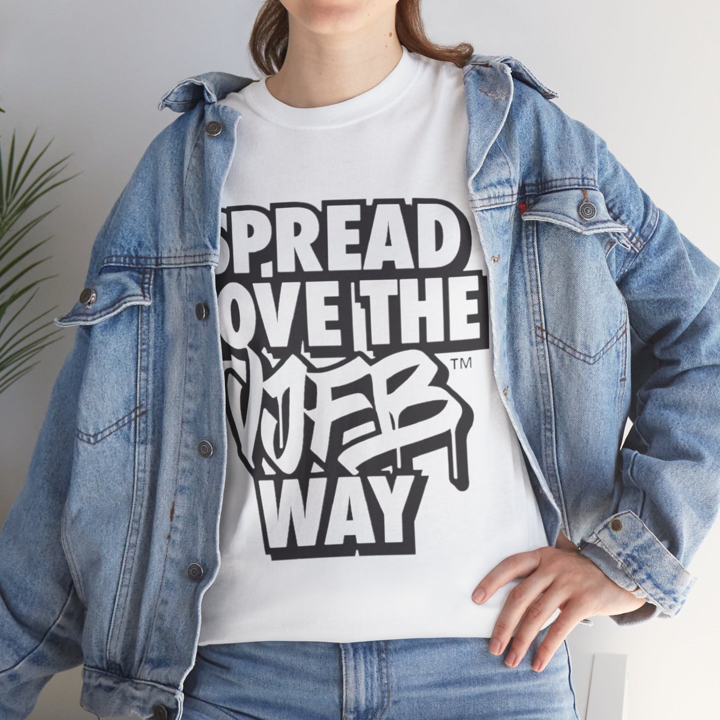 Limited Winter '24/'25 VJFB™ Spread the Love Cotton T-shirt – Wear Your Vibes ✨