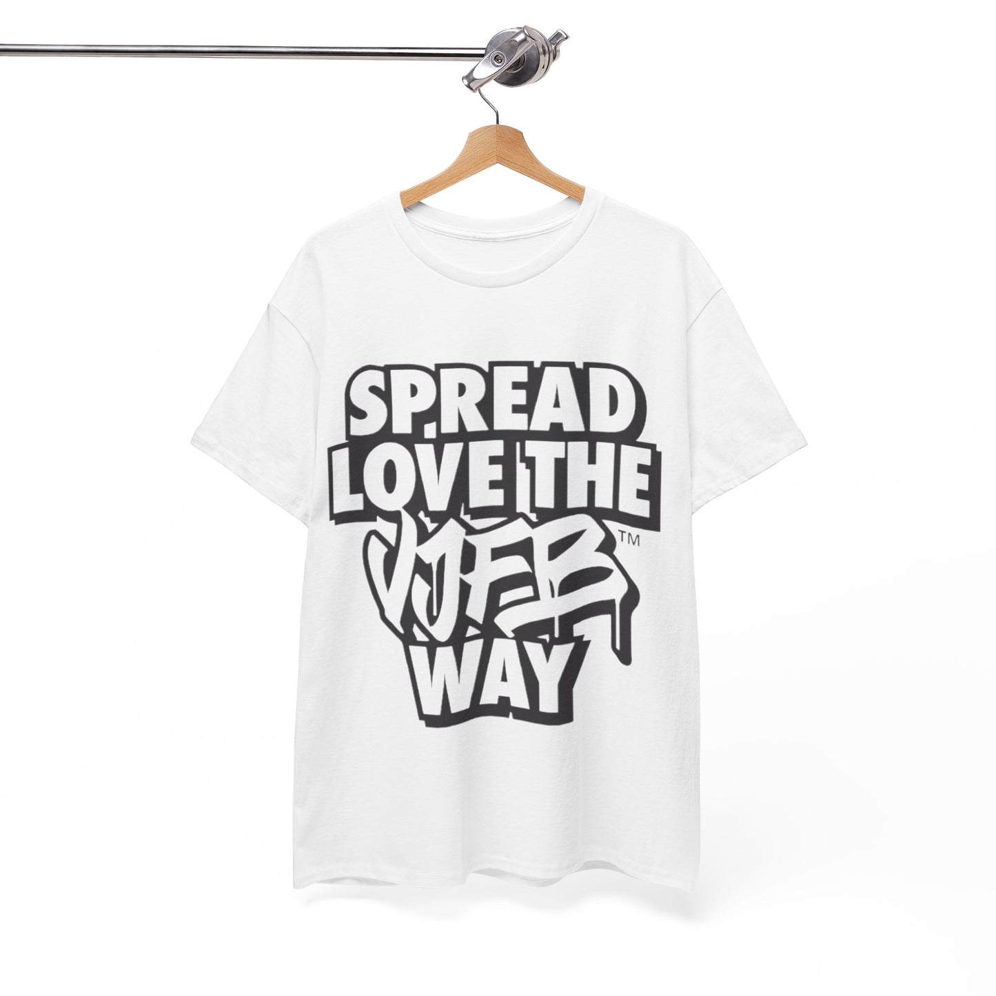 Limited Winter '24/'25 VJFB™ Spread the Love Cotton T-shirt – Wear Your Vibes ✨