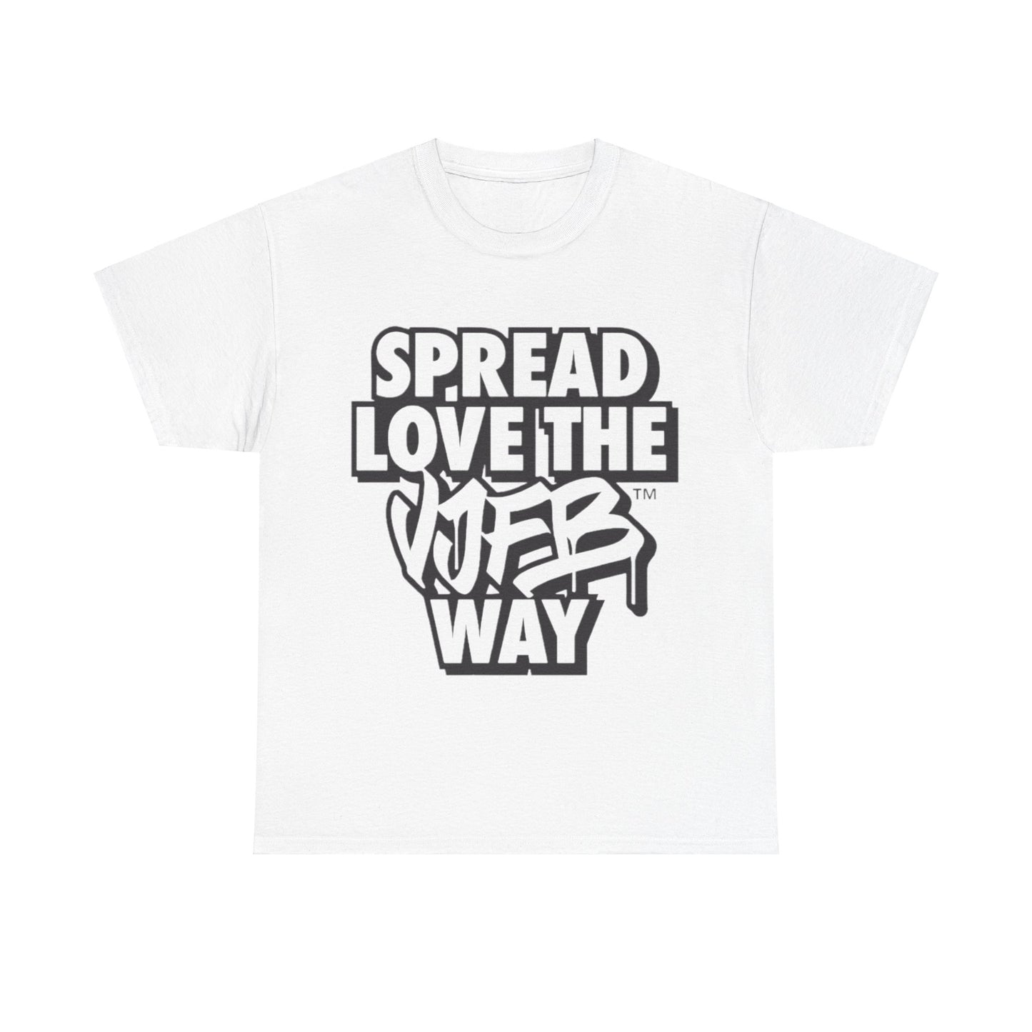 Limited Winter '24/'25 VJFB™ Spread the Love Cotton T-shirt – Wear Your Vibes ✨